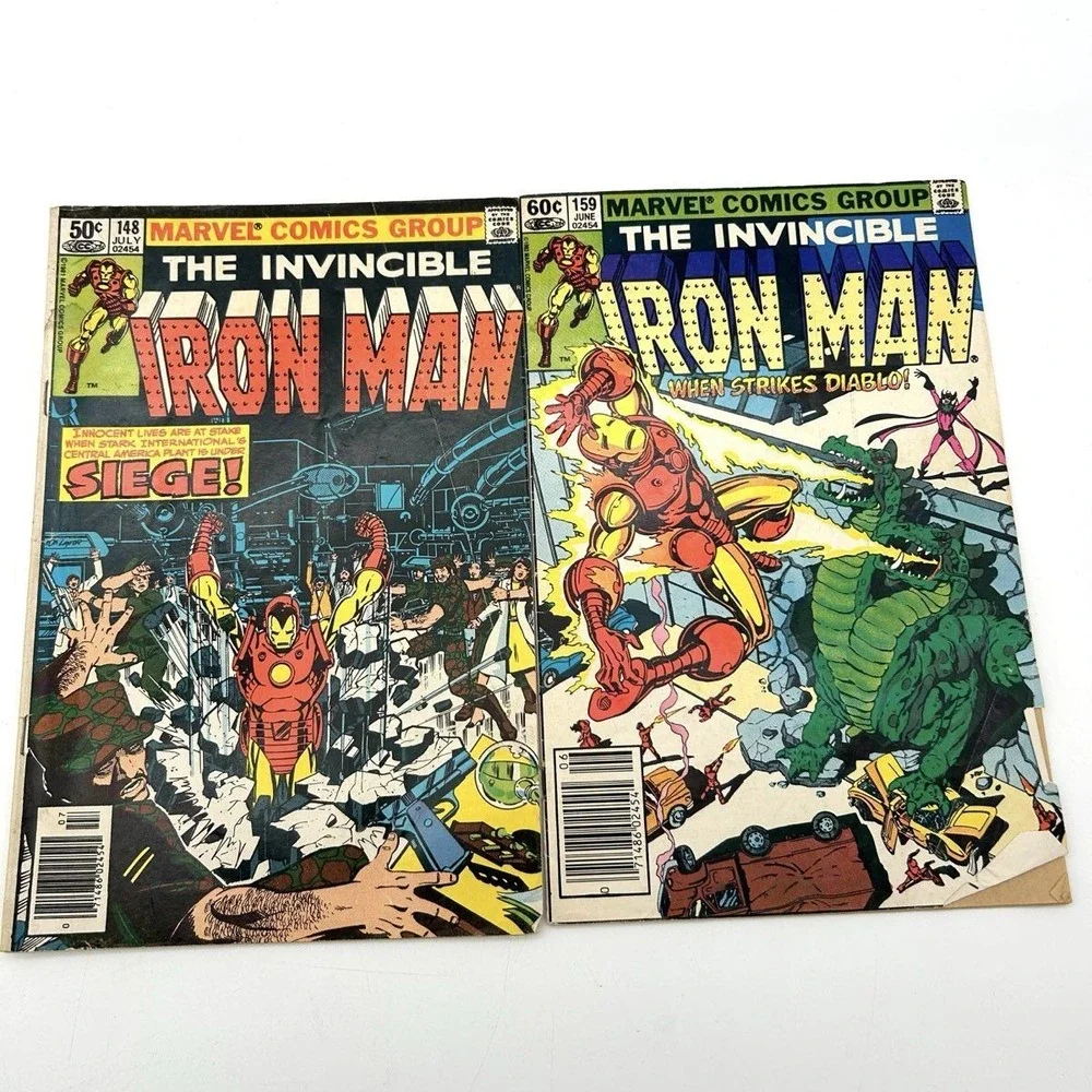 Iron Man Comic Lot Marvel Bronze Age 1980-1982 Issues 134 137 148 151 152 159
